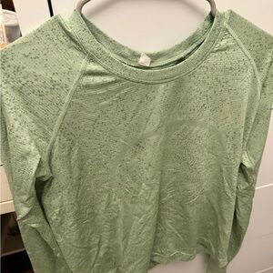 Green Lululemon Swiftly Tee